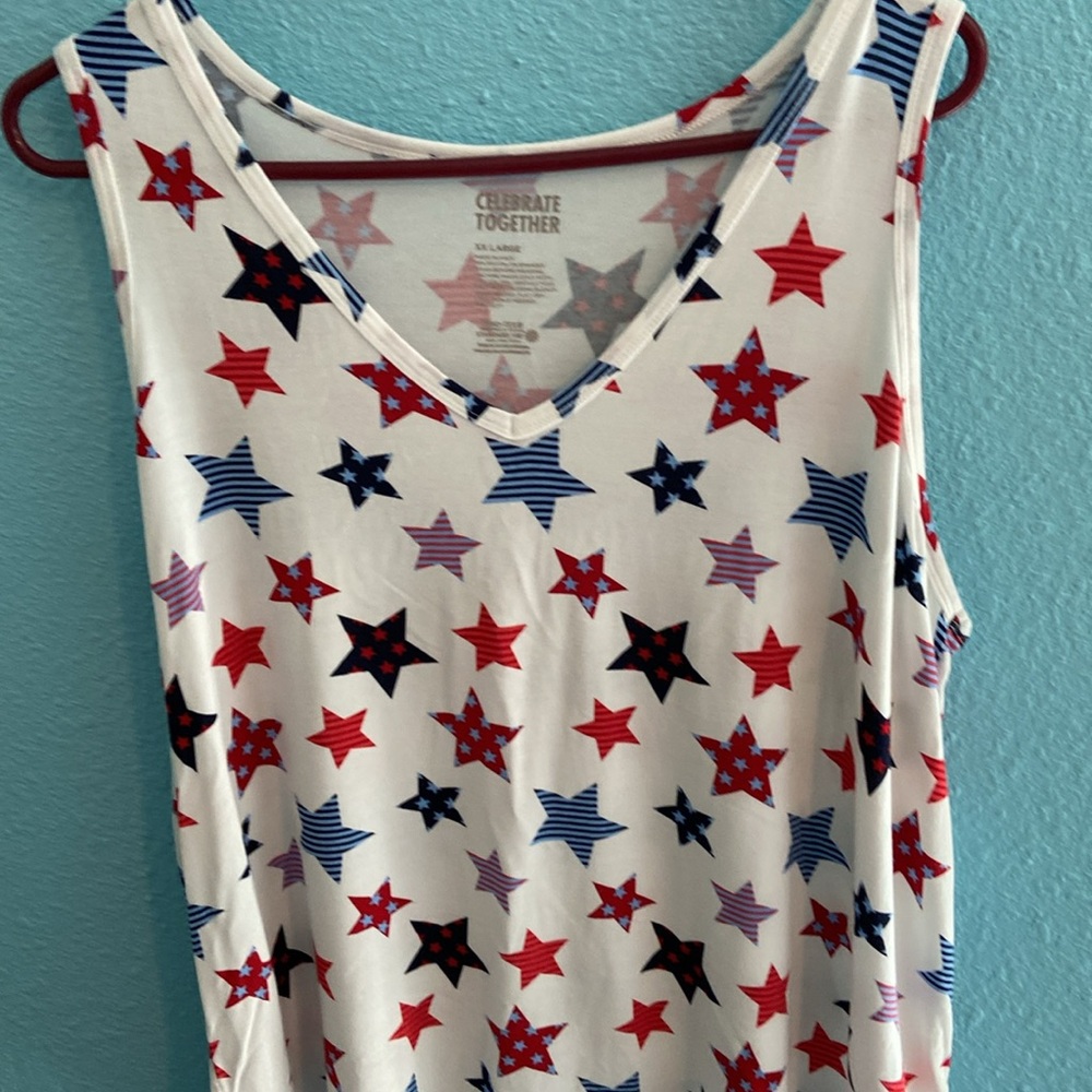 Americana V-Neck Tank Top XXL - Picture 3 of 7
